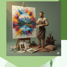KARTA MALÍŘE - STRUKTUROVANÝ KREATIVEC
